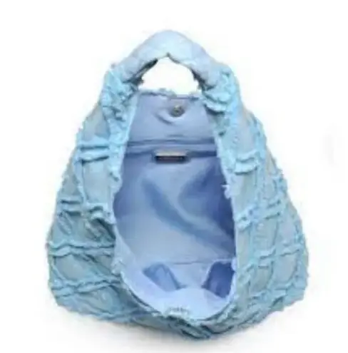 Urban Expression NWT Urban Expressions Barbuda cotton canvas hobo shoulder bag in Sky Blue $100