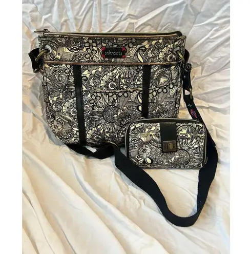 Sakroots Desert Print Crossbody Hand Bag & Wallet Combo
