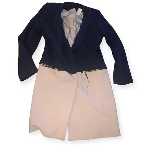 Metaphor  color block coat thumbnail 3