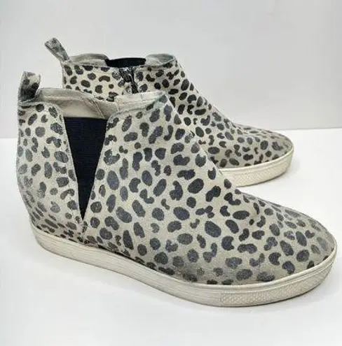 Caslon  Aidy Boots Size 10 Water Resistant Suede Leather Leopard  Print Booties