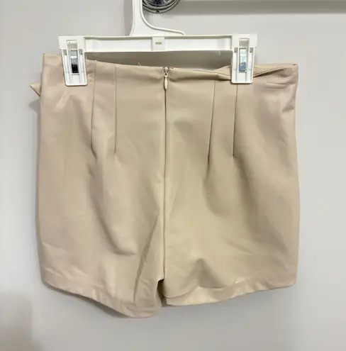 These Three Boutique Leather Skort