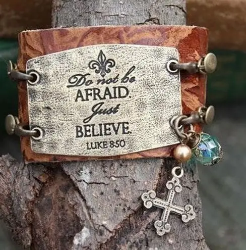 Bible Verse Bracelet Brown