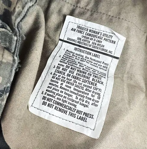 Y2K Women’s Cargo Utility Combat Trousers in Air Force Camo 2 Short