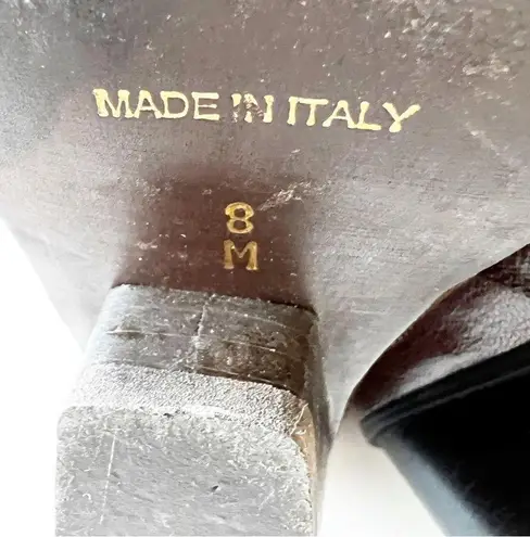 Sesto Meucci Dark Brown Cutwork Leather Boots