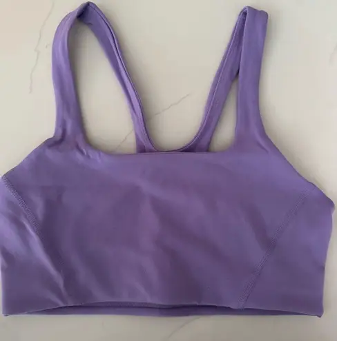 Free People Movement FP Movement Never Better Square Neck Bralette Sports Bra Summer Lilac Size XS