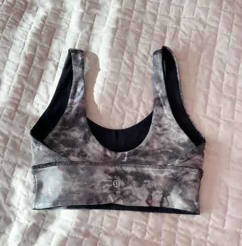 Lululemon Align Metalic Shine Reversible Sports Bra Size 4