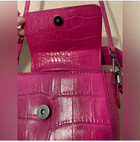 ZARA Pink Faux Leather Purse 