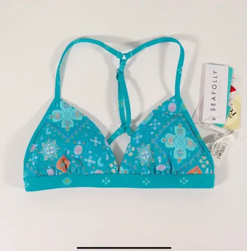 Seafolly NWT Inka Gypsy Action Back Tri Bikini Top
