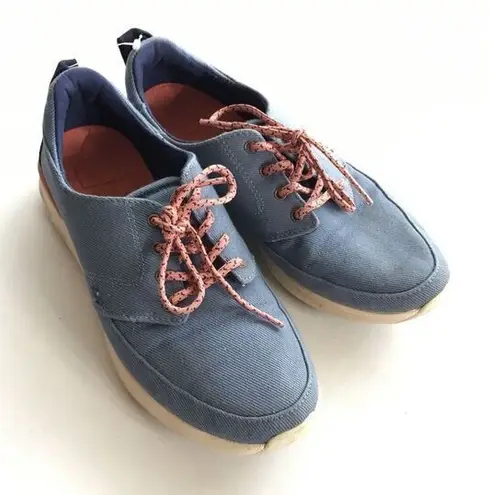 REEF Rover Low Shoes Lace Up Athletic Women’s Size 8 Blue Brown RF008205
