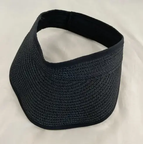 Wide Brim Straw Cap Women Portable Beach Sun Hat - Image 2