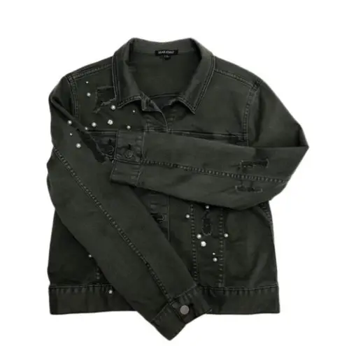 Dear John NWT  Embellished Jean Jacket