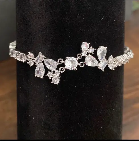 Wedding Bridal Jewelry Set Silver