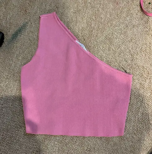 DISCO boutique one shoulder top Pink Size XS