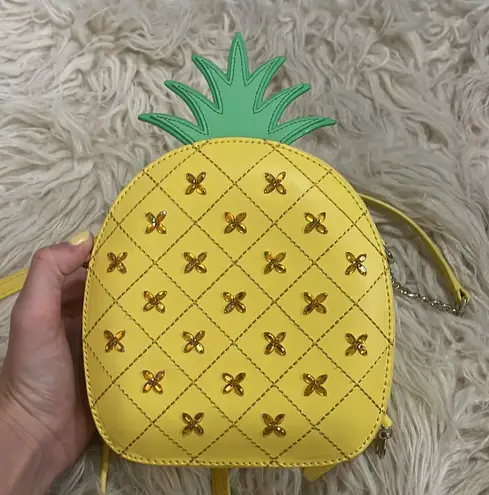 Kate Spade  “How Refreshing” Leather Pineapple Crossbody
