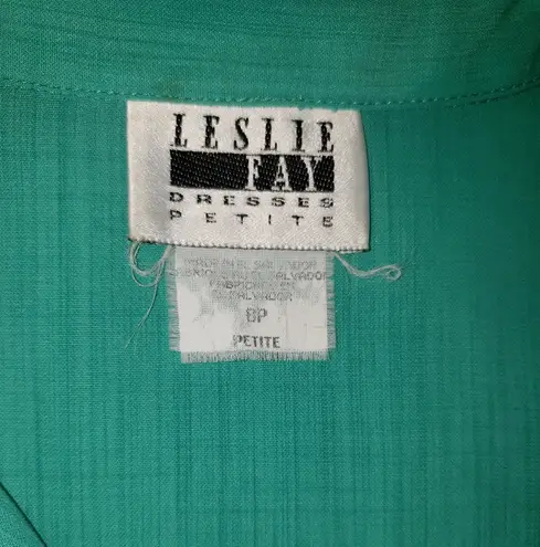 Leslie Fay Vintage 80s does 40s shirt dress size 8P
