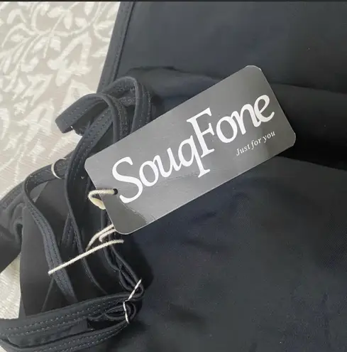 Souqfone Swimsuits for Women Two Piece Bathing Suits Ruffled Flounce Top High Waisted