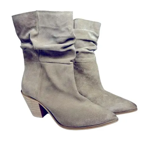 Matisse Dagget Taupe Suede Leather Boot Women's Size 9