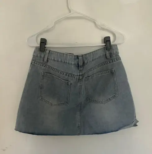 Denim Skirt Blue