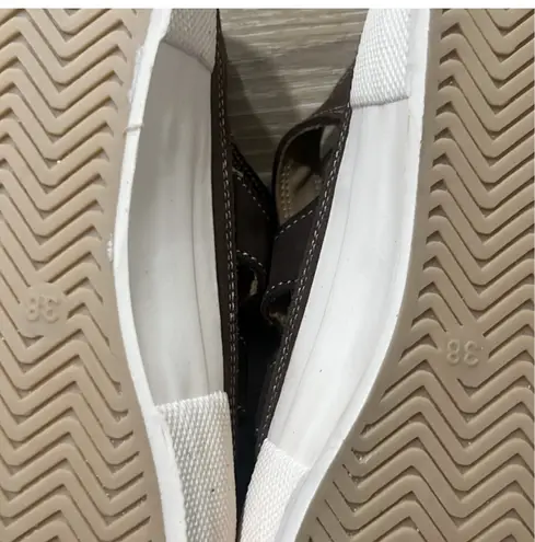 Wollow Open Sneakers Brown Size 7.5