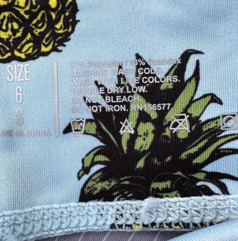 IAB MFG Pineapple shorts size small Blue