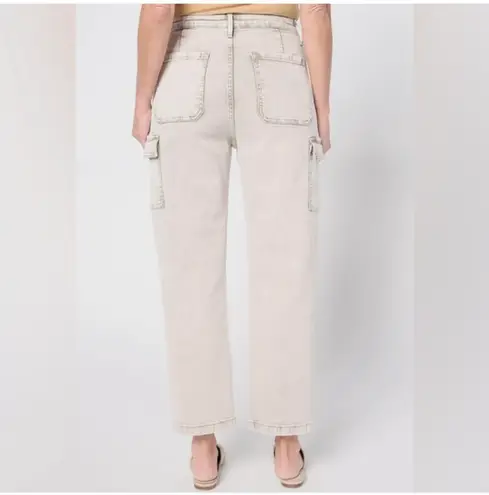 Driftwood NWT - Royce Cargo Straight Leg Acid Taupe Jeans