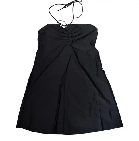 ANDIE NWT Waikiki Dress Black Solid Sleeveless Halter Size S