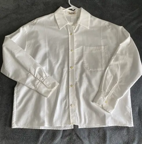 Djerf Avenue Breezy Shirt White