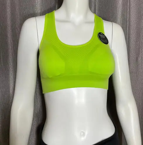 Soho Sport Active Wear Lime Green Sports Top