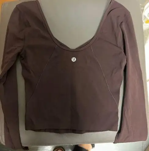 Lululemon Align Long Sleeve Shirt French Press 2