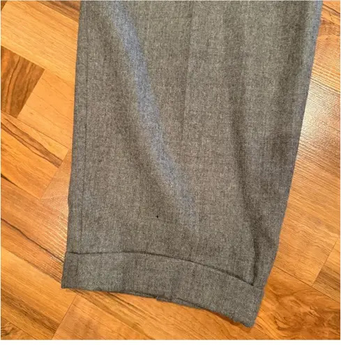 Lauren Ralph Lauren 100% wool pants SZ 16 lined business casual workwear Gray