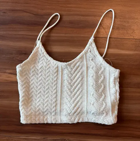 Stradivarius Crochet Tank Top