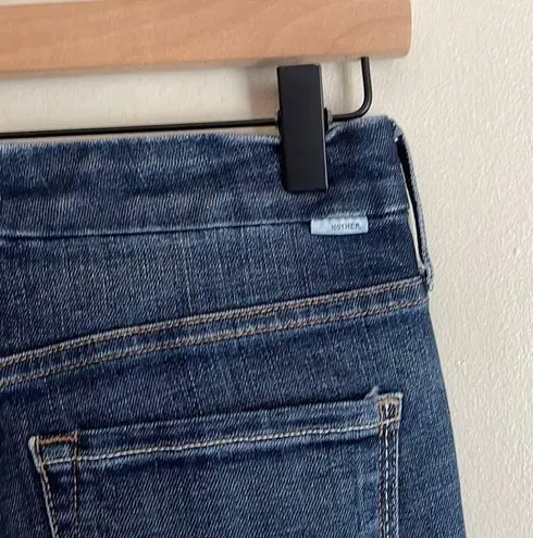 MOTHER The Looker Ankle Step Fray Bombay Lost And Found Blue Size 27