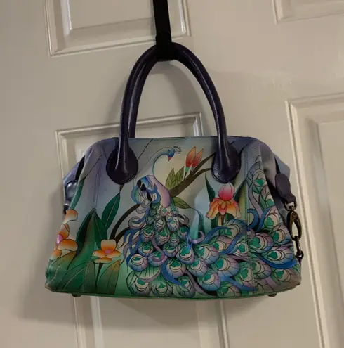 Anna anuschka Midnight Peacock Bag