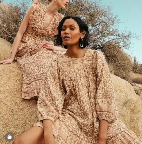 Cleobella ππ Cherie Ankle Dress ~ Zinnia Print Large L NWT