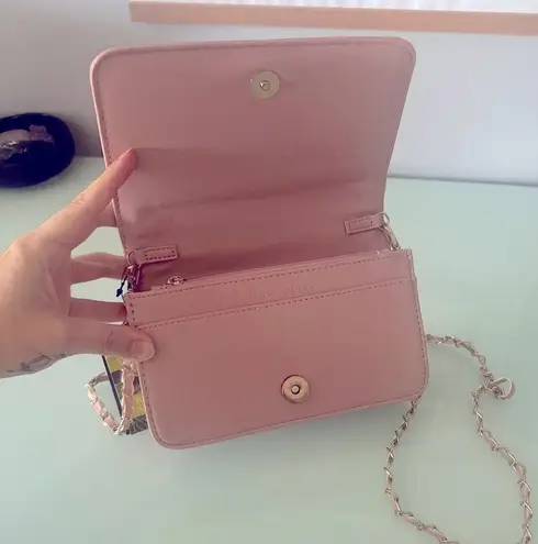 Badgley Mischka NWT Pink Gold Chain Bag