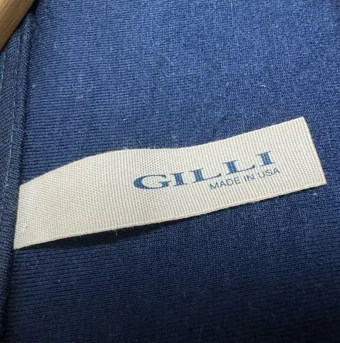 CLEARANCE! Navy Gilli Patterned Dress Size S EUC Blue