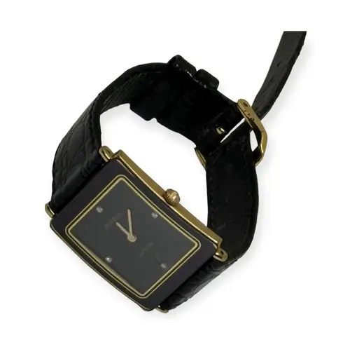 Rado ꔘ Iconic Jubile Integral Diamonds Watch ꔘ Black and Gold ꔘ Florence Strap