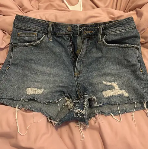 Target blue jean shorts