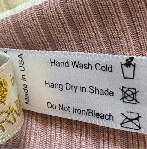 NWT Kya Swim Reversible Ribbed Bikini Top Lola S Revolve Lace Up Soft Girl Boho Pink