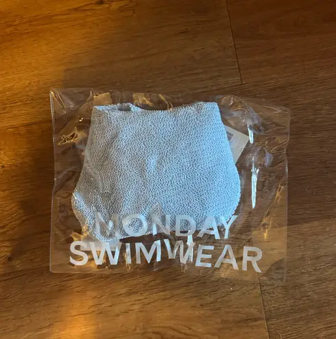 Monday Swimwear St Barths One Piece Bathing Suit Blue Size XS