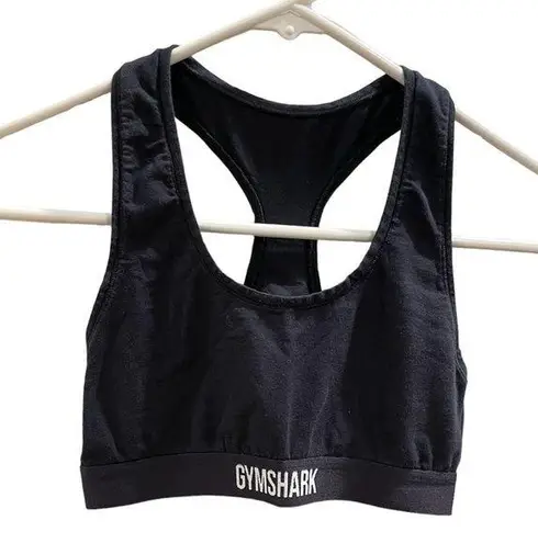 Gymshark  Black Sports Bra - Small