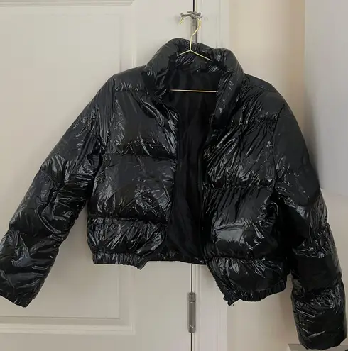 Black Puffer Jacket Size L