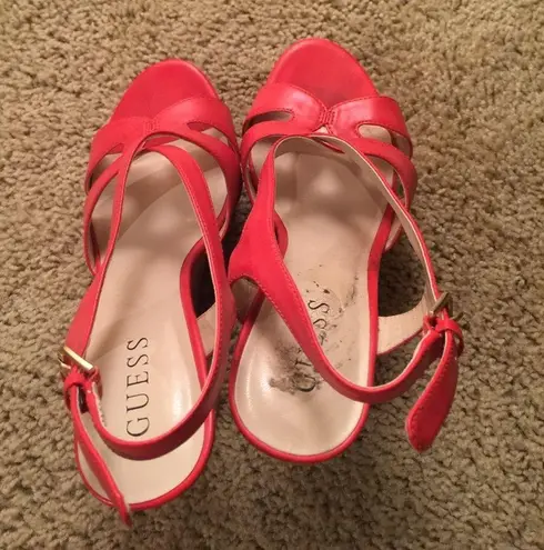 Guess {} Wedges WORN ONCE