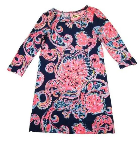 Lilly Pulitzer NWT  Linden in Bright Navy Pop Up For The Halibut Shift Dress S - Image 1