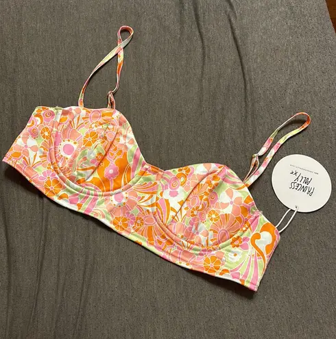 Princes & Fox NWT Princess Polly maddie orange multicolored bra top