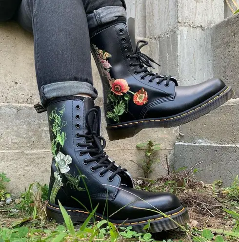 Dr. Martens 1490 Botanics Boots US5 Multi Size 5 248 New With Tags From Elizabeth