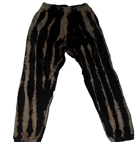 Fruit of the Loom  Tie-Dye Stripe Sweatpants Multicolor Unisex Size M