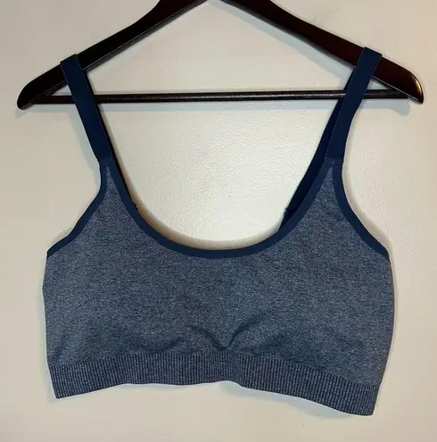 Vitality Formation Scoop Sports Bra Blue Heather Athlethic Athleisure XL Casual