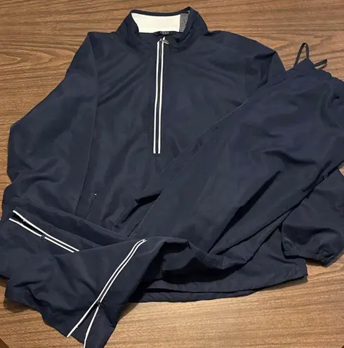 IZOD XL Navy Blue Golf Track Suit
