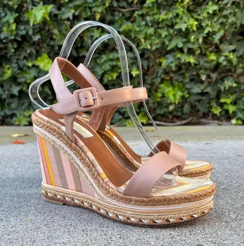 Valentino Garavani Native Couture 1975 espadrille wedge sandals size IT 40 US 10